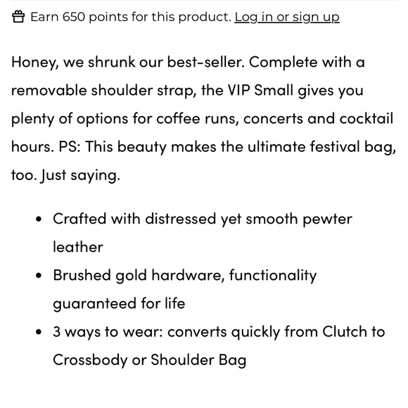 NWT HAMMITT VIP Small Leather Clutch With Strap - Picture 10 of 11